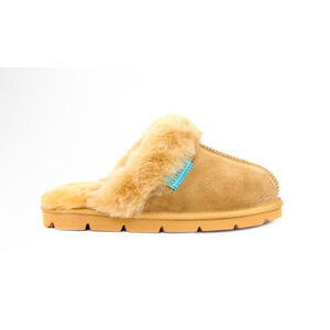 Women's Superlamb Slippers, Tan, 9M